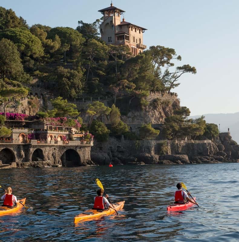 Easy Kayak Tour to Portofino with Optional Snorkeling